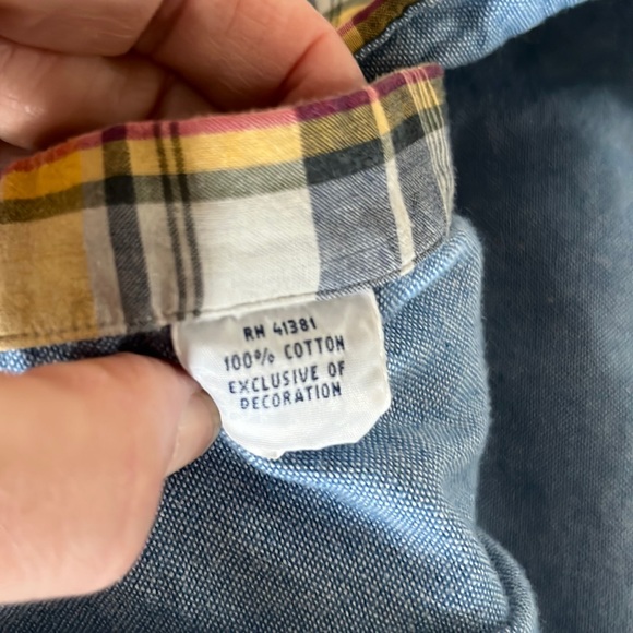 Ralph Lauren Size XL Fully Lined Plaid Flannel Button Down Shirt - Picture 4 of 10